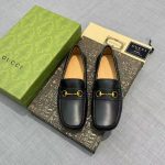 Gucci Black Leather Loafers – Iconic Horsebit Buckle, Square-Toe Design, Italian Craftsmanship - 图片 8