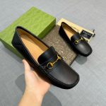 Gucci Black Leather Loafers – Iconic Horsebit Buckle, Square-Toe Design, Italian Craftsmanship - 图片 7