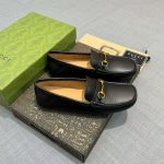 Gucci Black Leather Loafers – Iconic Horsebit Buckle, Square-Toe Design, Italian Craftsmanship - 图片 6