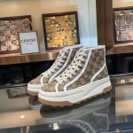 Gucci GG Print High-Top Sneakers – Iconic Monogram Canvas, Chunky Sole, Premium Streetwear Style - 图片 8