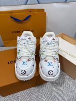 Louis Vuitton Multicolor Monogram Sneakers – White Leather, Bold Print, Chunky Sole - 图片 5