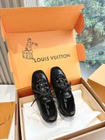 Louis Vuitton Black Sequined Sneakers – Sparkling Texture, Bold Design, Statement Footwear