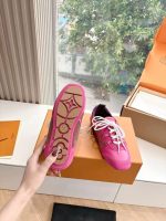 Louis Vuitton pink & Brown Monogram Sneakers – Classic Colorway, Iconic Design, Everyday Luxury - 图片 6