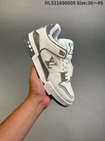 Louis Vuitton-Style High-Top Sneakers – Multi-Color Options, Bold LV Logo, Chunky Sole Design