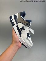 Louis Vuitton-Style High-Top Sneakers – Multi-Color Options, Bold LV Logo, Chunky Sole Design - 图片 6