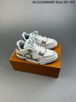 Louis Vuitton-Style High-Top Sneakers – Multi-Color Options, Bold LV Logo, Chunky Sole Design - 图片 5