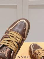 Louis Vuitton Brown Leather Sneakers – Vintage-Inspired Design, Premium Craftsmanship, Timeless Elegance - 图片 5