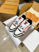Louis Vuitton Sneakers – Luxury Designer Shoes, Premium Leather, Iconic LV Logo, Chunky Sole, Fashion Statement - 图片 9