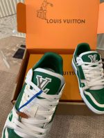 Louis Vuitton Sneakers – Luxury Designer Shoes, Premium Leather, Iconic LV Logo, Chunky Sole, Fashion Statement - 图片 4
