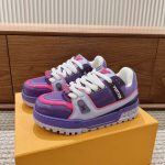 Louis Vuitton Sneakers – Luxury Designer Shoes, Premium Leather, Iconic LV Logo, Chunky Sole, Fashion Statement - 图片 9