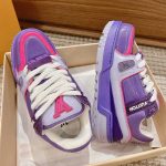 Louis Vuitton Sneakers – Luxury Designer Shoes, Premium Leather, Iconic LV Logo, Chunky Sole, Fashion Statement - 图片 5