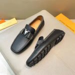 Louis Vuitton Men's Leather Shoes – Luxury Dress Oxfords & Loafers, Iconic LV Detailing, Handcrafted Elegance - 图片 8