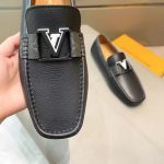 Louis Vuitton Men's Leather Shoes – Luxury Dress Oxfords & Loafers, Iconic LV Detailing, Handcrafted Elegance - 图片 6