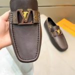 Louis Vuitton Men's Leather Shoes – Luxury Dress Oxfords & Loafers, Iconic LV Detailing, Handcrafted Elegance - 图片 7