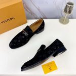 Louis Vuitton Men's Leather Shoes – Luxury Dress Oxfords & Loafers, Iconic LV Detailing, Handcrafted Elegance - 图片 3