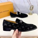 Louis Vuitton Men's Leather Shoes – Luxury Dress Oxfords & Loafers, Iconic LV Detailing, Handcrafted Elegance - 图片 9