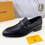 Louis Vuitton Men's Leather Shoes – Luxury Dress Oxfords & Loafers, Iconic LV Detailing, Handcrafted Elegance - 图片 6
