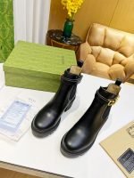 Gucci Classic Leather Boots – Iconic Detailing, Premium Craftsmanship, Timeless Design - 图片 6