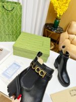 Gucci Classic Leather Boots – Iconic Detailing, Premium Craftsmanship, Timeless Design - 图片 4