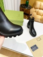Gucci Classic Leather Boots – Iconic Detailing, Premium Craftsmanship, Timeless Design - 图片 3