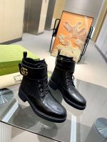 Gucci Classic Leather Boots – Iconic Detailing, Premium Craftsmanship, Timeless Design