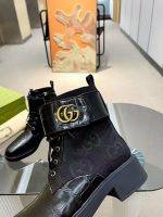 Gucci Classic Leather Boots – Iconic Detailing, Premium Craftsmanship, Timeless Design - 图片 4