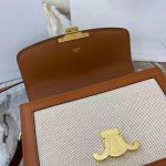 Celine Classic Box Bag – Iconic Double C Clasp, Canvas & Leather Trim, Designer Crossbody with Adjustable Strap - 图片 3
