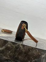 Celine Classic Monogram Belt Bag – Iconic Double C Pattern, Vintage-Inspired Silhouette, Designer Crossbody with Buckle Closure - 图片 7