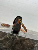 Celine Classic Monogram Belt Bag – Iconic Double C Pattern, Vintage-Inspired Silhouette, Designer Crossbody with Buckle Closure - 图片 5