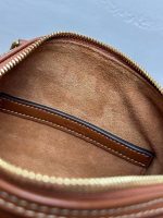 Celine Classic Leather Bowling Bag – Iconic Embossed Double C Logo, Smooth Leather, Designer Top-Handle Bag with Detachable Strap - 图片 2