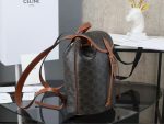 Celine Classic Monogram Backpack – Iconic Double C Pattern, Durable Canvas, Designer Everyday Backpack with Adjustable Straps - 图片 9