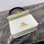 Celine-Style Mini Box Bag – Iconic Lock Clasp, Smooth Leather, Designer Crossbody with Top Handle in Multiple Colors - 图片 17