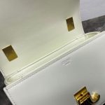 Celine-Style Mini Box Bag – Iconic Lock Clasp, Smooth Leather, Designer Crossbody with Top Handle in Multiple Colors - 图片 16