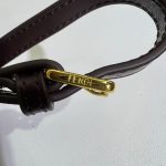 Fendi-Style Mini Camera Bag – Iconic Zucca FF Monogram Print, Brown Leather Trim, Gold-Tone Lock Clasp with Adjustable Strap - 图片 6