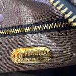 Fendi-Style Mini Camera Bag – Iconic Zucca FF Monogram Print, Brown Leather Trim, Gold-Tone Lock Clasp with Adjustable Strap - 图片 2